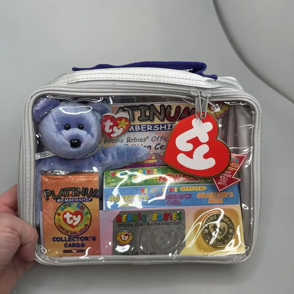 Ty Beanie Babies Platinum Edition Club Kit Sealed Vintage Collectible NEW